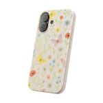 butterflies design biodegradable phone case